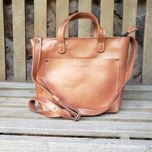 HAVA Portland Leather Mini Zip Crossbody - NEW